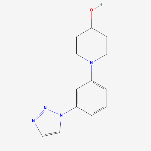 1-[3-(triazol-1-yl)phenyl]piperidin-4-ol (CAS: 1398744-10-9) - Related Chemical Product