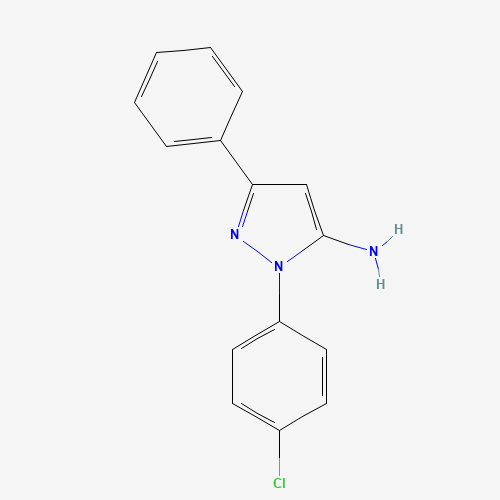 2-(4-chlorophenyl)-5-phenylpyrazol-3-amine (CAS: 72411-49-5) - Related Chemical Product