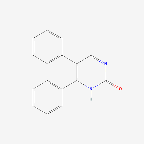 5,6-diphenyl-1H-pyrimidin-2-one (CAS: 33266-46-5) - Chemical Structure and Molecular Formula 