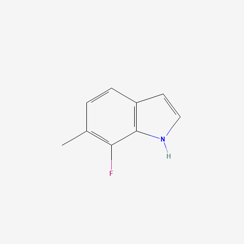 7-fluoro-6-methyl-1H-indole (CAS: 1352395-29-9) - Chemical Structure and Molecular Formula 