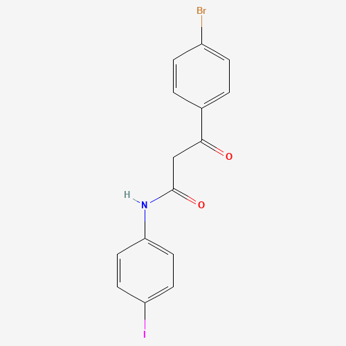 3-(4-bromophenyl)-N-(4-iodophenyl)-3-oxopropanamide (CAS: 1148041-59-1) - Related Chemical Product