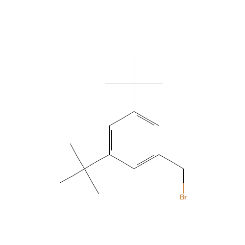 1-(bromomethyl)-3,5-ditert-butylbenzene (CAS: 62938-08-3) - Chemical Structure and Molecular Formula 