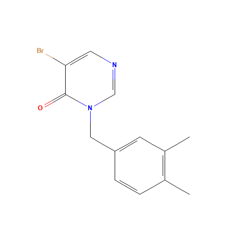 5-bromo-3-[(3,4-dimethylphenyl)methyl]pyrimidin-4-one (CAS: 960298-49-1) - Related Chemical Product
