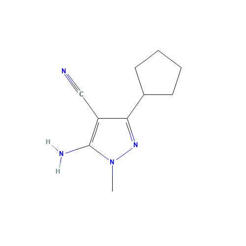 5-amino-3-cyclopentyl-1-methylpyrazole-4-carbonitrile (CAS: 1017689-87-0) - Related Chemical Product