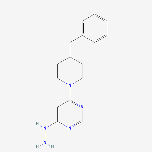 [6-(4-benzylpiperidin-1-yl)pyrimidin-4-yl]hydrazine (CAS: 1519048-35-1) - Related Chemical Product