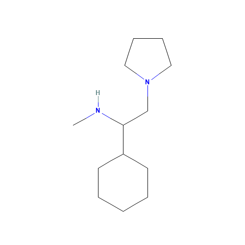 1-cyclohexyl-N-methyl-2-pyrrolidin-1-ylethanamine (CAS: 672310-00-8) - Related Chemical Product