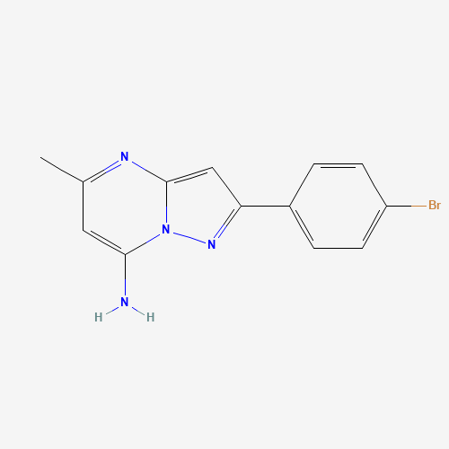2-(4-bromophenyl)-5-methylpyrazolo[1,5-a]pyrimidin-7-amine (CAS: 700847-39-8) - Related Chemical Product