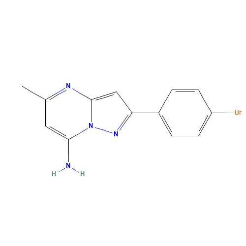 2-(4-bromophenyl)-5-methylpyrazolo[1,5-a]pyrimidin-7-amine (CAS: 700847-39-8) - Related Chemical Product