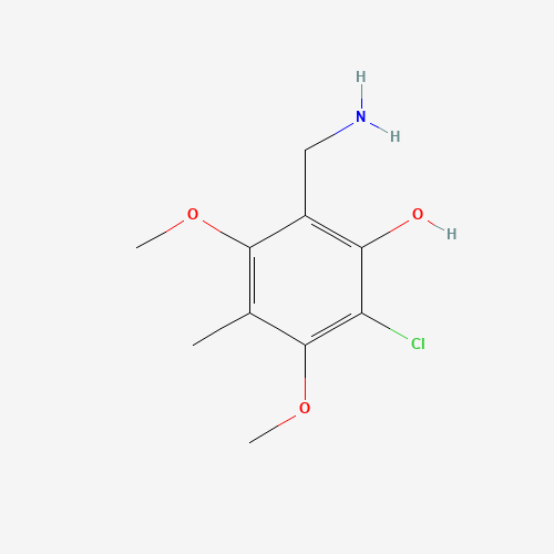 2-(aminomethyl)-6-chloro-3,5-dimethoxy-4-methylphenol (CAS: 38946-47-3) - Related Chemical Product