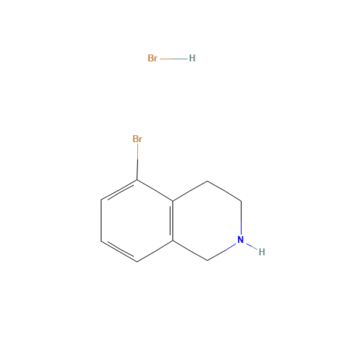 5-bromo-1,2,3,4-tetrahydroisoquinoline;hydrobromide (CAS: 1258856-73-3) - Chemical Structure and Molecular Formula 