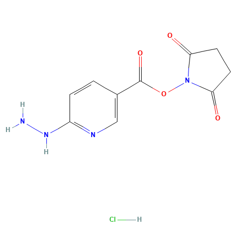 (2,5-dioxopyrrolidin-1-yl) 6-hydrazinylpyridine-3-carboxylate;hydrochloride (CAS: 133081-27-3) - Related Chemical Product