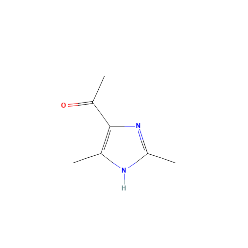 1-(2,5-dimethyl-1H-imidazol-4-yl)ethanone (CAS: 56536-44-8) - Chemical Structure and Molecular Formula 