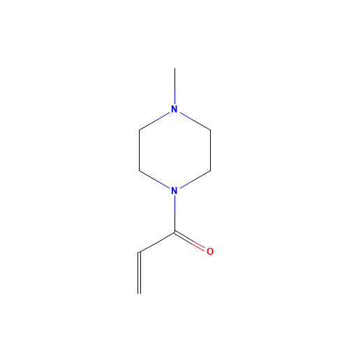 1-(4-methylpiperazin-1-yl)prop-2-en-1-one (CAS: 50658-92-9) - Chemical Structure and Molecular Formula 