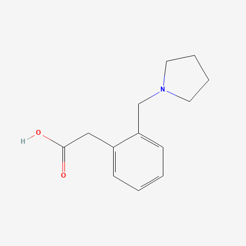 2-[2-(pyrrolidin-1-ylmethyl)phenyl]acetic acid (CAS: 933717-24-9) - Related Chemical Product