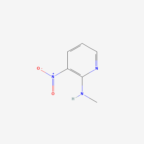 N-methyl-3-nitropyridin-2-amine (CAS: 4093-88-3) - Chemical Structure and Molecular Formula 