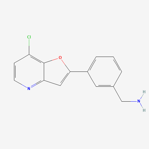 [3-(7-chlorofuro[3,2-b]pyridin-2-yl)phenyl]methanamine (CAS: 1360911-48-3) - Related Chemical Product