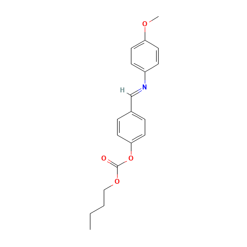 butyl [4-[(4-methoxyphenyl)iminomethyl]phenyl] carbonate (CAS: 50261-07-9) - Related Chemical Product