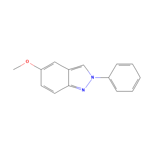 5-methoxy-2-phenylindazole (CAS: 120455-03-0) - Chemical Structure and Molecular Formula 