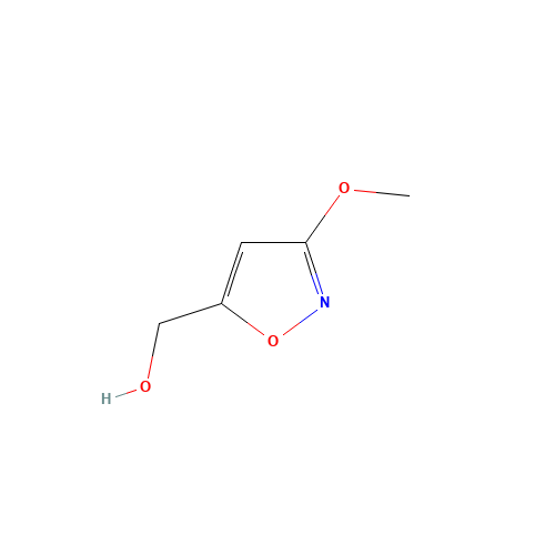 (3-methoxy-1,2-oxazol-5-yl)methanol (CAS: 35166-36-0) - Chemical Structure and Molecular Formula 