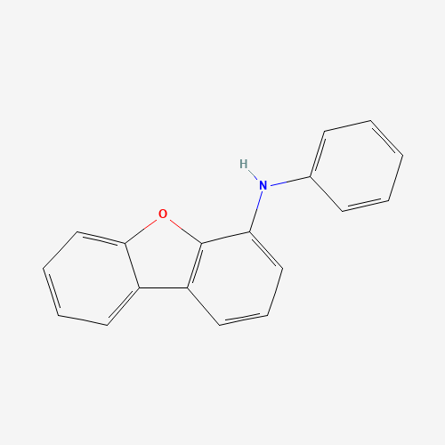 N-phenyldibenzofuran-4-amine (CAS: 743453-07-8) - Chemical Structure and Molecular Formula 