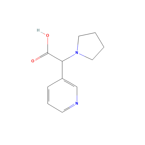 2-pyridin-3-yl-2-pyrrolidin-1-ylacetic acid (CAS: 933760-99-7) - Related Chemical Product