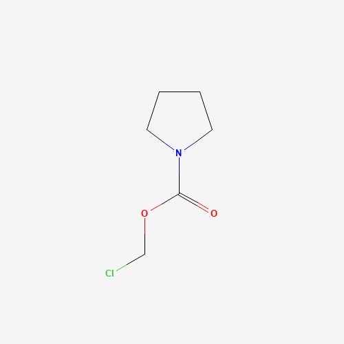 chloromethyl pyrrolidine-1-carboxylate (CAS: 93765-67-4) - Chemical Structure and Molecular Formula 