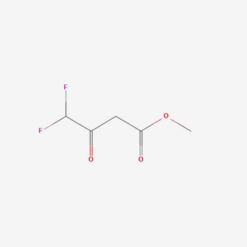 methyl 4,4-difluoro-3-oxobutanoate (CAS: 89129-66-8) - Chemical Structure and Molecular Formula 