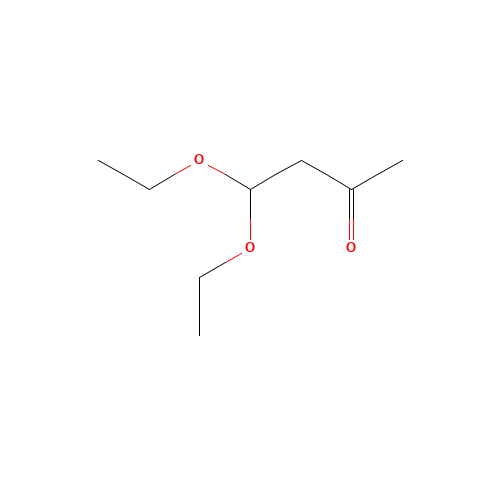 4,4-diethoxybutan-2-one (CAS: 20082-91-1) - Chemical Structure and Molecular Formula 