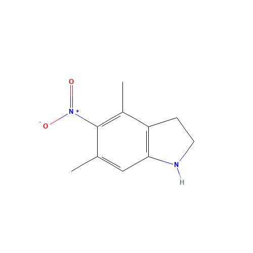 4,6-dimethyl-5-nitro-2,3-dihydro-1H-indole (CAS: 288459-65-4) - Related Chemical Product
