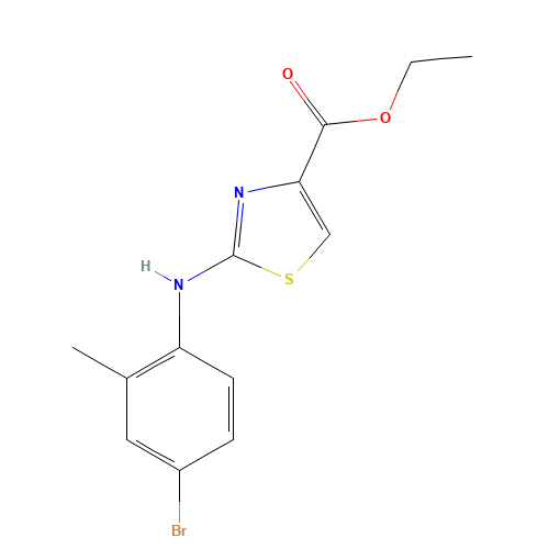 ethyl 2-(4-bromo-2-methylanilino)-1,3-thiazole-4-carboxylate (CAS: 1478723-22-6) - Related Chemical Product