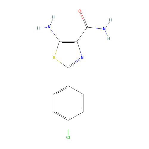5-amino-2-(4-chlorophenyl)-1,3-thiazole-4-carboxamide (CAS: 1206630-07-0) - Related Chemical Product