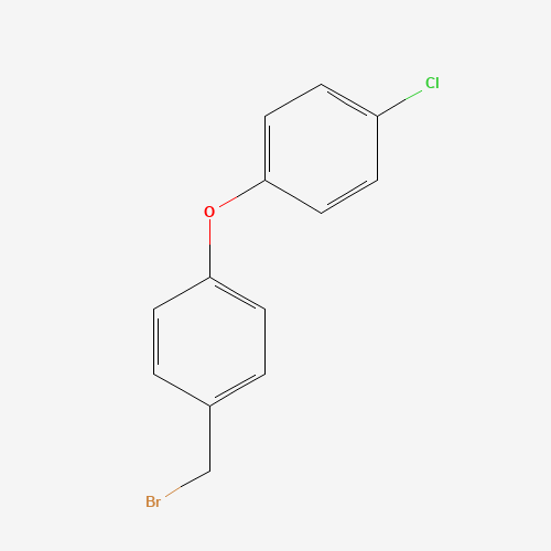 1-(bromomethyl)-4-(4-chlorophenoxy)benzene (CAS: 127776-17-4) - Chemical Structure and Molecular Formula 