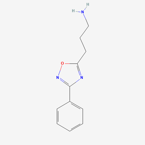 3-(3-phenyl-1,2,4-oxadiazol-5-yl)propan-1-amine (CAS: 41470-96-6) - Related Chemical Product