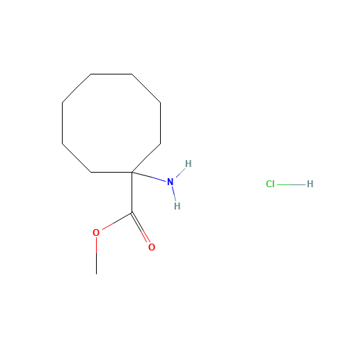 methyl 1-aminocyclooctane-1-carboxylate;hydrochloride (CAS: 92398-52-2) - Chemical Structure and Molecular Formula 