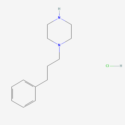 1-(3-phenylpropyl)piperazine (CAS: 435345-43-0) - Chemical Structure and Molecular Formula 