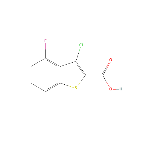 3-chloro-4-fluoro-1-benzothiophene-2-carboxylic acid (CAS: 588676-90-8) - Related Chemical Product
