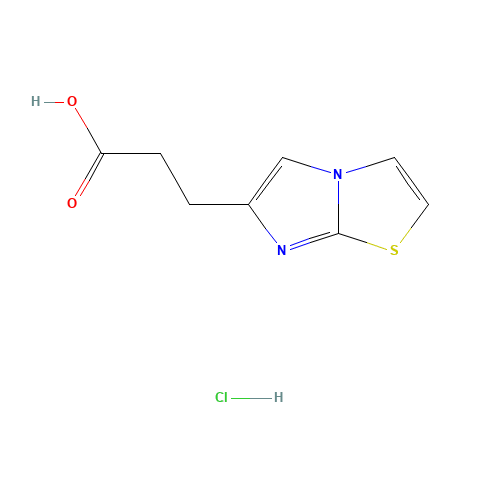 3-imidazo[2,1-b][1,3]thiazol-6-ylpropanoic acid;hydrochloride (CAS: 1187830-53-0) - Related Chemical Product