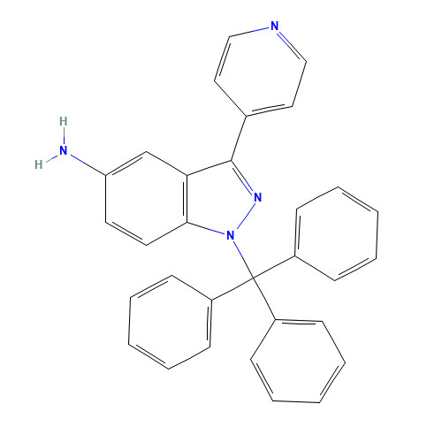 3-pyridin-4-yl-1-tritylindazol-5-amine (CAS: 1192873-43-0) - Related Chemical Product