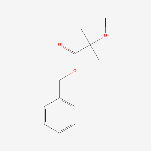 benzyl 2-methoxy-2-methylpropanoate (CAS: 1363165-96-1) - Chemical Structure and Molecular Formula 