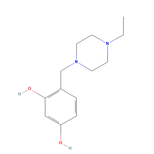 4-[(4-ethylpiperazin-1-yl)methyl]benzene-1,3-diol (CAS: 917201-63-9) - Related Chemical Product