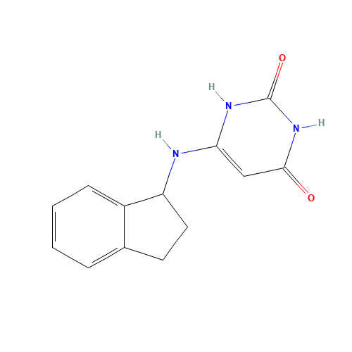 6-(2,3-dihydro-1H-inden-1-ylamino)-1H-pyrimidine-2,4-dione (CAS: 876408-66-1) - Related Chemical Product