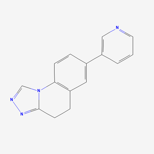 7-pyridin-3-yl-4,5-dihydro-[1,2,4]triazolo[4,3-a]quinoline (CAS: 1404365-35-0) - Chemical Structure and Molecular Formula 
