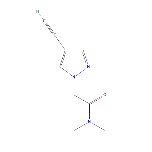 2-(4-ethynylpyrazol-1-yl)-N,N-dimethylacetamide (CAS: 1400287-31-1) - Related Chemical Product