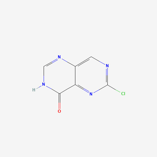 6-chloro-1H-pyrimido[5,4-d]pyrimidin-4-one (CAS: 189747-31-7) - Chemical Structure and Molecular Formula 