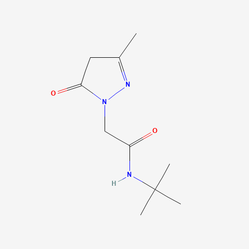 N-tert-butyl-2-(3-methyl-5-oxo-4H-pyrazol-1-yl)acetamide (CAS: 376592-62-0) - Related Chemical Product