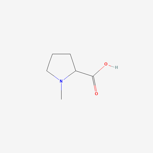 1-methylpyrrolidine-2-carboxylic acid (CAS: 68078-09-1) - Chemical Structure and Molecular Formula 