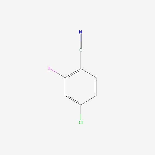 4-chloro-2-iodobenzonitrile (CAS: 61272-75-1) - Chemical Structure and Molecular Formula 
