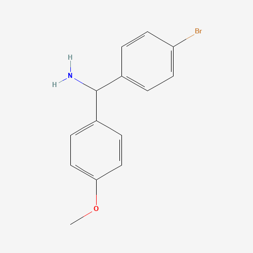 (4-bromophenyl)-(4-methoxyphenyl)methanamine (CAS: 886362-84-1) - Related Chemical Product