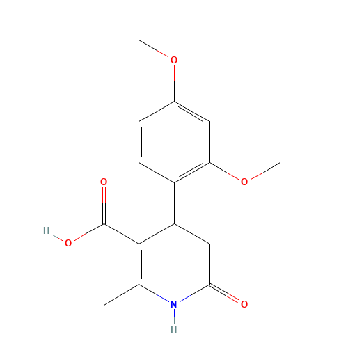4-(2,4-dimethoxyphenyl)-6-methyl-2-oxo-3,4-dihydro-1H-pyridine-5-carboxylic acid (CAS: 423120-09-6) - Related Chemical Product