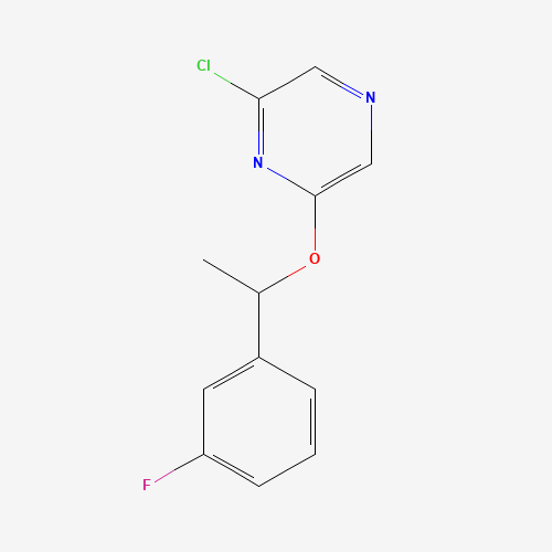 2-chloro-6-[1-(3-fluorophenyl)ethoxy]pyrazine (CAS: 426829-21-2) - Related Chemical Product